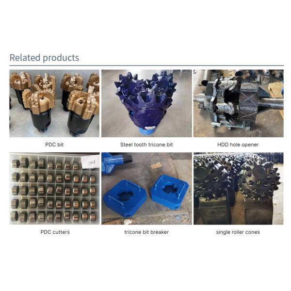 Geological Drilling Three Cone Drill Bit For Complex Formations Gravel Layers/Basalt