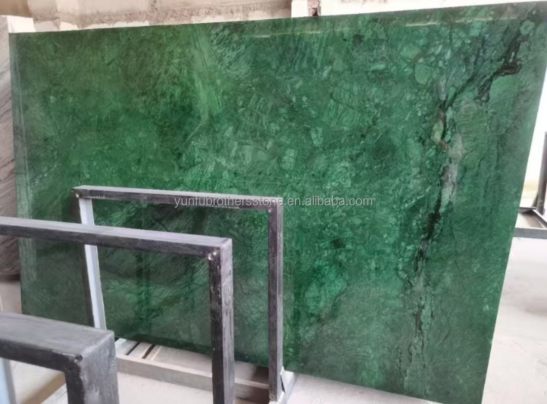 Indian Dark Green Onyx Stone Jade Green Marble Slab A Stunning Home Decoration Choice