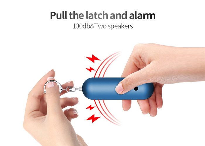 Alarmas Personales Self Defense Stick Tasergun Key Chain Women Defence Tools Safety Keychain