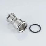 SS304 316L Reducing Coupling Stainless Steel Pipe Connector Press Fittings