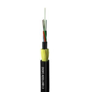 China Reinforced Kevlar ADSS Optical Cable Light Weight Large Span Lengths wholesale