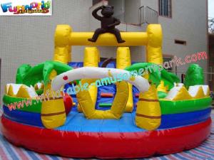 China Outdoor Kids 1000D, 18 OZ PVCTarpaulin Inflatable Amusement Park Games for Re - sale wholesale