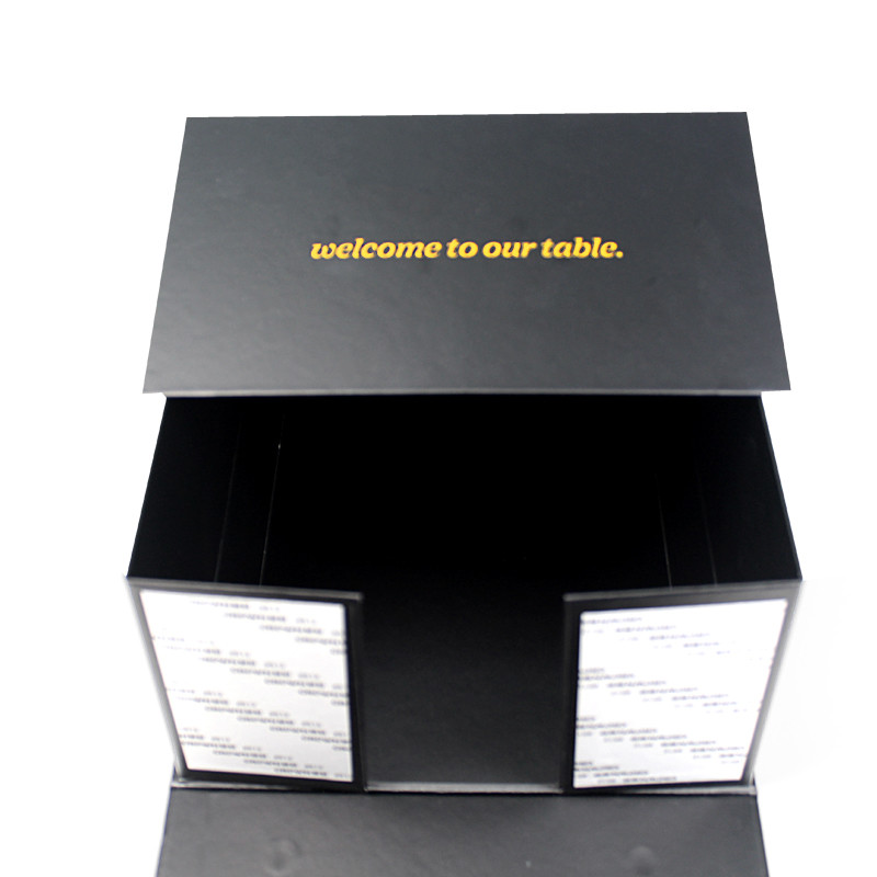 Black Gift Packaging Box Custom Cosmetic Box Packaging Personalized Packaging Boxes Maker