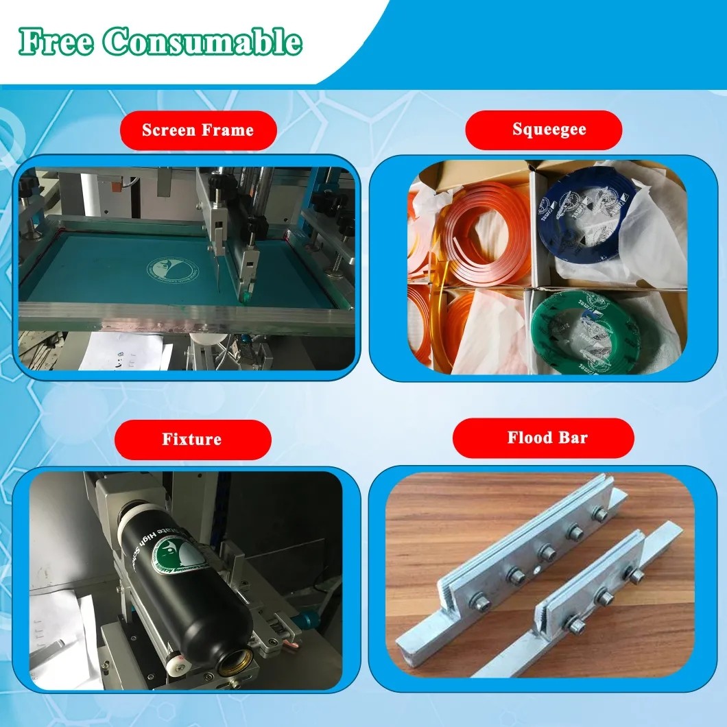 800P/H Bottle Screen Printing Machine Automatic Positioning Color Fixing