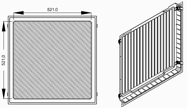 120lm/w SAA TUV ERP CE ROHS Dimmable 45w square led panel light