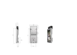 China Wall Hanging 100ms 120dB Body Temperature Access Control wholesale