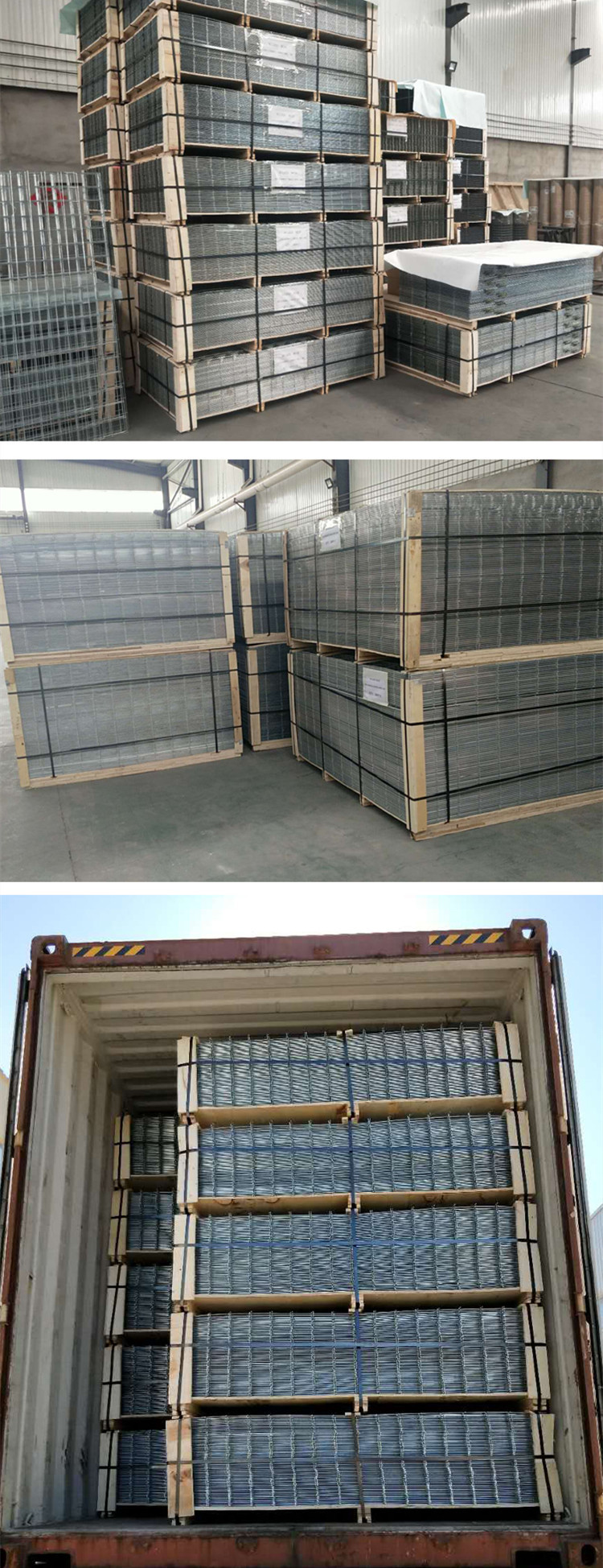 Galvanized Welded Square Hole Mesh Panel for Fencing and Security