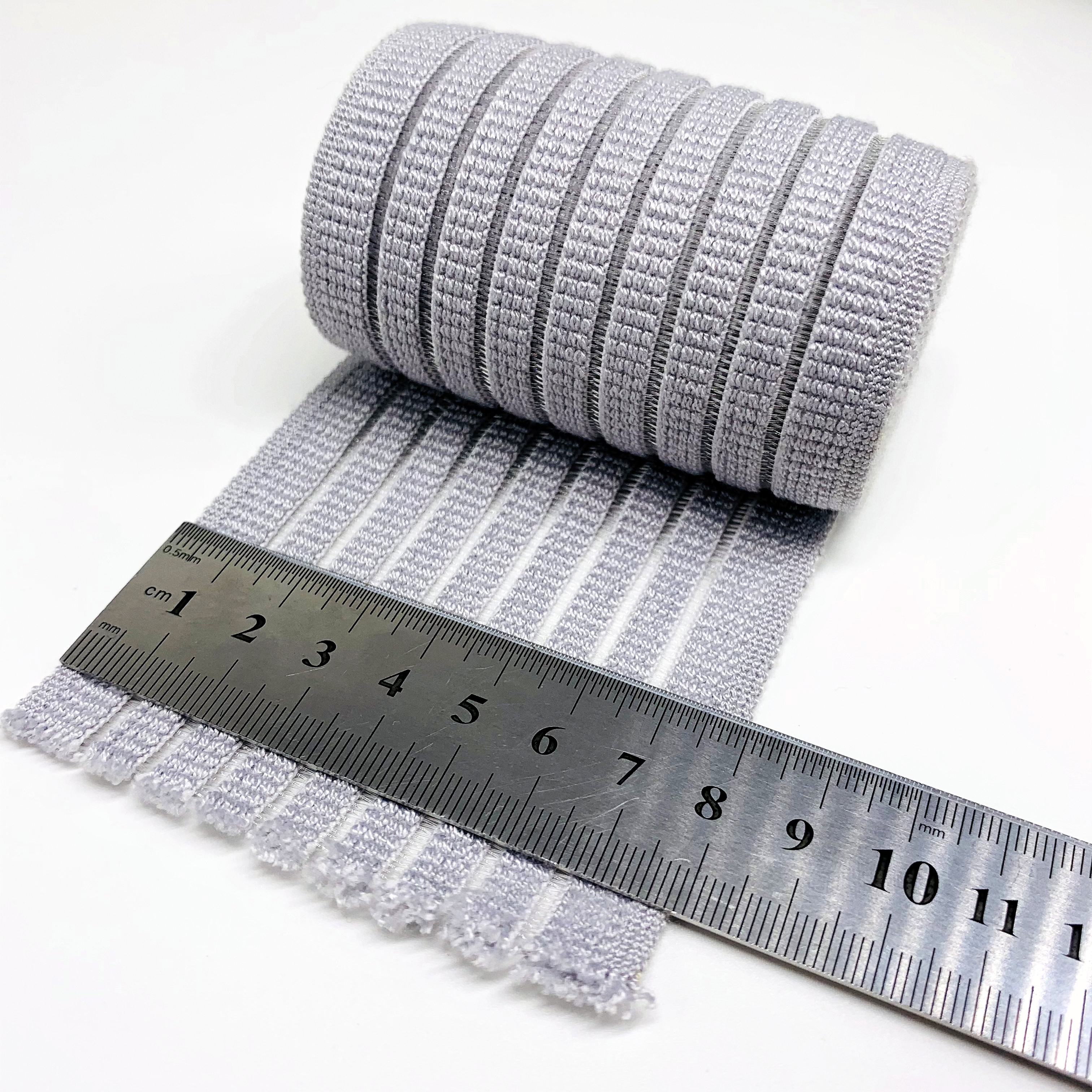 Free samples custom medical elastic band Wide plastic elastic belt belly wrap fish silk elastic belt slimming belts