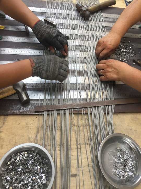 Handwork Stainless Steel Wire Rope Mesh Unique Design For Animal Enclosure