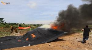 China PU Coated Fiberglass for EV CAR FIRE BLANKET wholesale