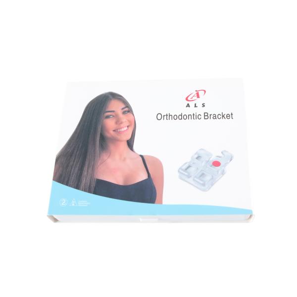 Class II Dental Orthodontic Bracket Monocrystalline Sapphire Instrument Self