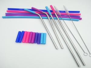China Rubber Sleeve Flexible Silicone Tubing Food Grade For Stainless Steel Straw wholesale