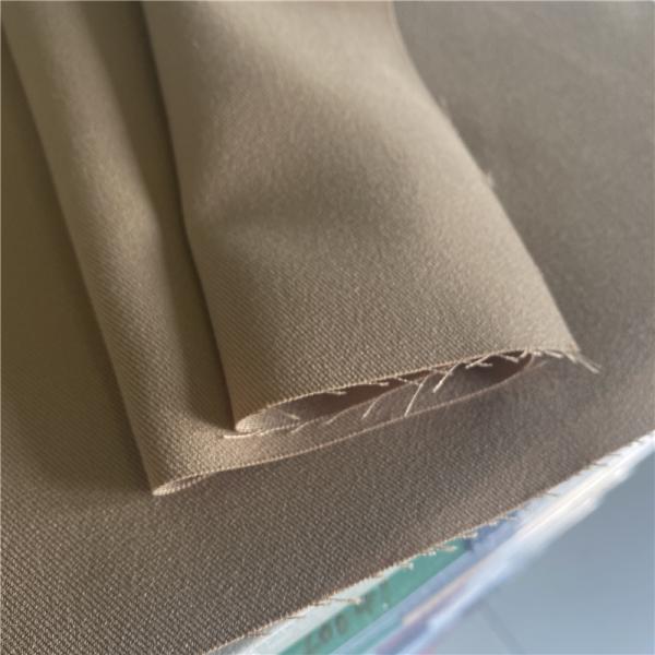 20S*16S Polyester Spun Yarn Fabric Khaki Drill 3/1 Twill 250GSM for Uniform Coat Jacket