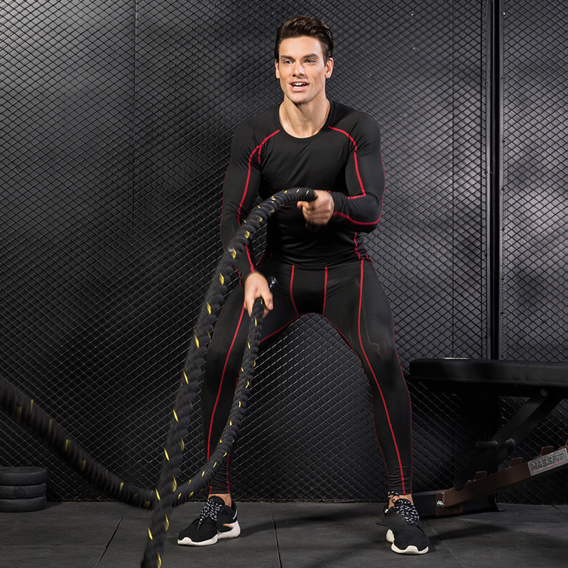 Wholesale Cheap Gym Fitness Winter Men Pants Set Long Johns Underwear