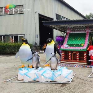 China Aquarium Park Chinese Festival Lanterns Penguin Lantern Weather Resistance wholesale
