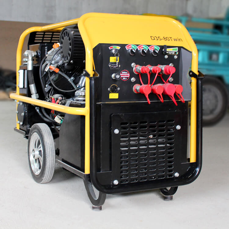 13 Hp Diesel or Petrol Station Hydraulic Power Unit with 6.1 L Fuel Tank Capacity