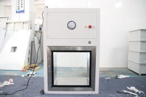 China 25m/S Dynamic Cleanroom Pass Box Powder Coating Steel Laminar Flow H14 HEPA on sale