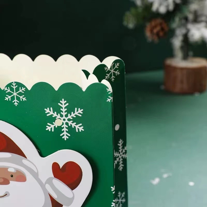 230 Gram/M2 Cookies Candies Christmas Paper Party Bags Eco Friendly