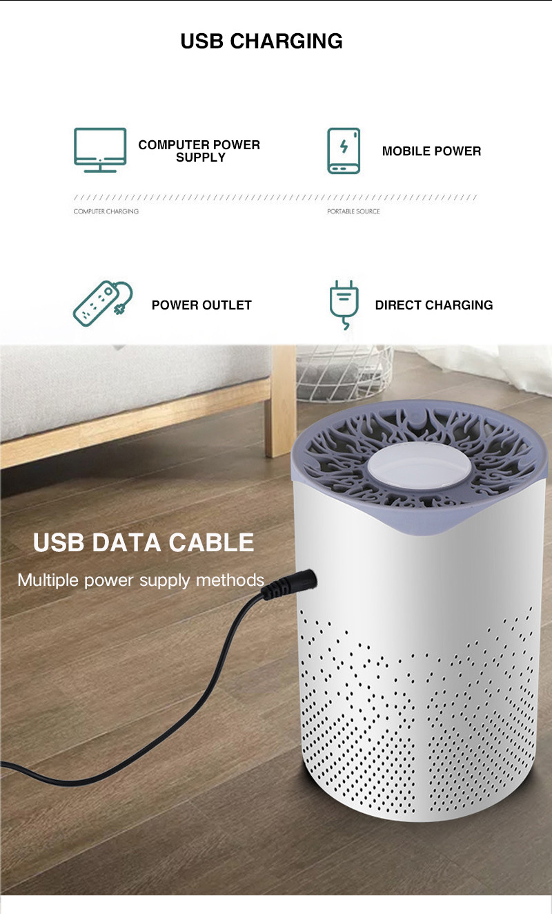 LIFE Air Purifier,True HEPA Air Purifier&Effective Carbon Cleaner,Air Purifier Cleaner for Eliminates 99.97% Smoke Odor