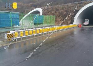 China Removable Rolling Guardrail Barrier Anti Rust , Highway Roller Barrier wholesale