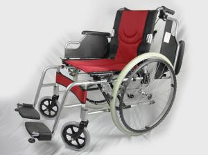 China Premium Collapsible Aluminum Manual Wheelchair With Pneumatic Rear Wheel wholesale