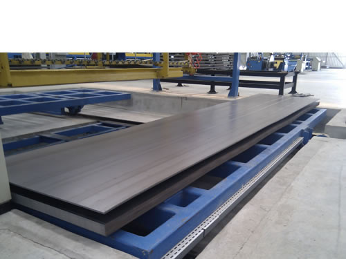 Adjustable Cut To Length Line 1800mm , Sheet Metal Slitting Machine