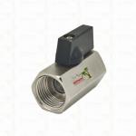 Nickel Plated Mini Ball Valve For Plumbing System 1/2'' Corrosion Resistance