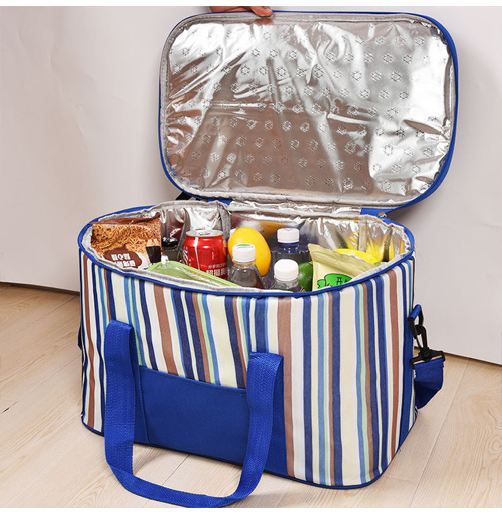 Thermal Cooler Large Insulated Freezer Lunch Bag for Food Delivery