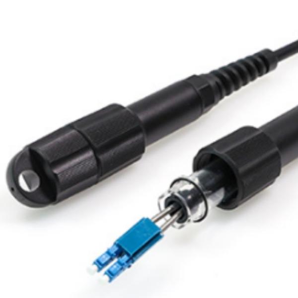 FTTH Fiber Module LC Connector PA66 Dust Proof Waterproof for Durable in Black
