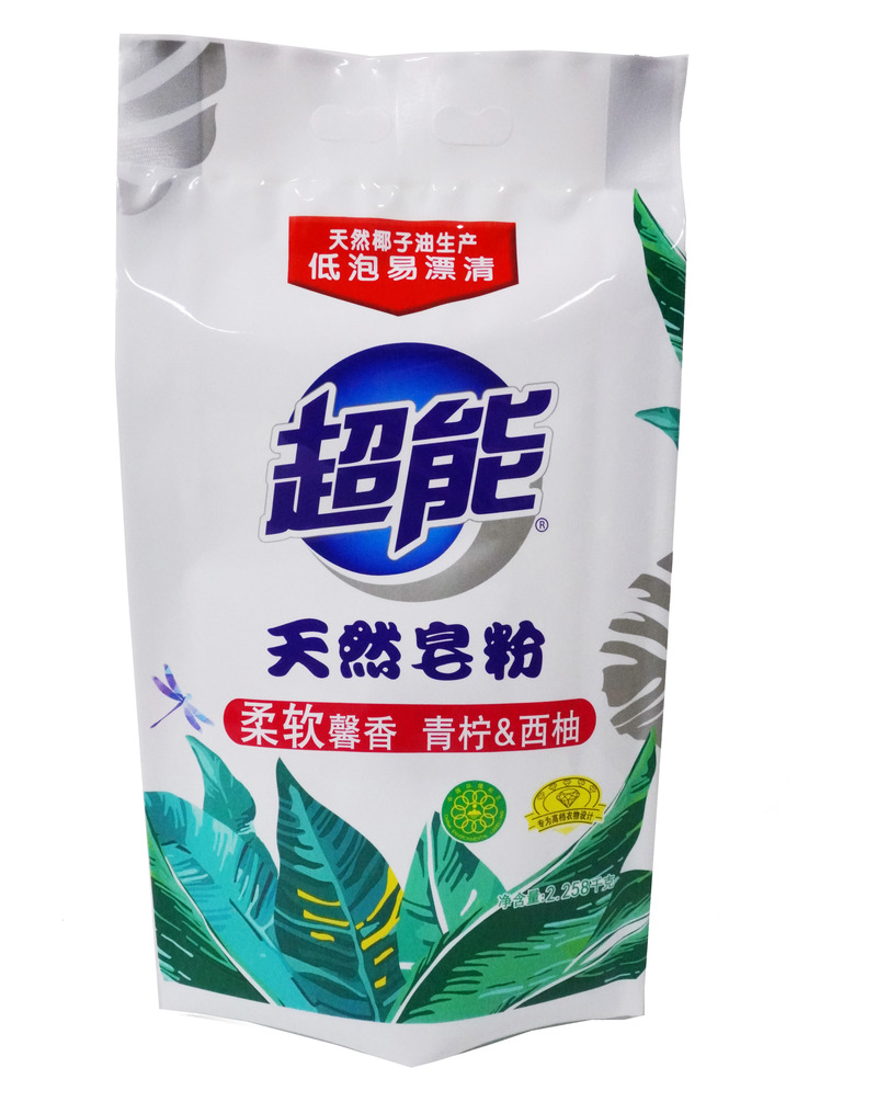 Moisture Proof Digital Printing Up To 13 Colors Laundry Supply Soap Powder Packaging