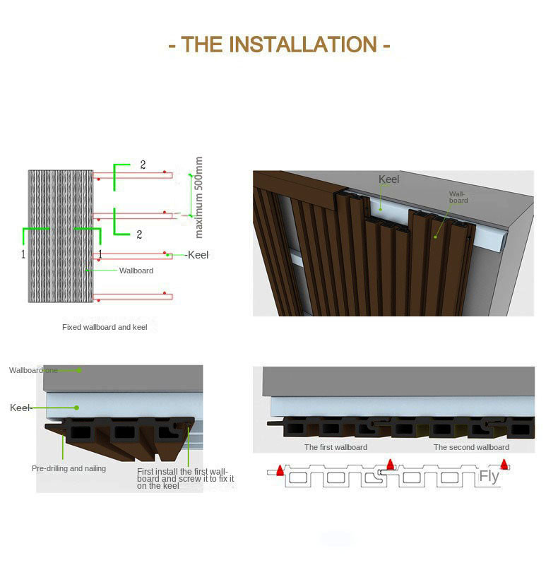 Eco-Friendly 145x20.5mm Brown WPC Wall Panel And Wood Plastic Composite Outdoor Wall Plank For Building