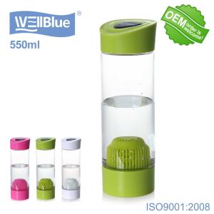 China Drinking Sport Portable Alkaline Water Bottle , Alkaline Ionized Water Bottles wholesale