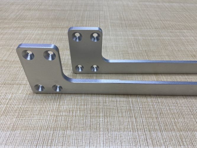 Silver Anodizing CNC Milling Parts Machine Components Customized For 3D Printer Sub