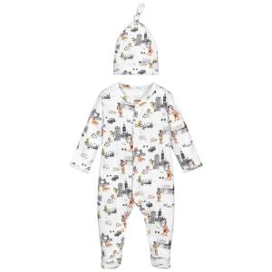 China Newborn Jumpsuit Plain Autumn Long Sleeve Infant Clothing Bodysuit Cotton Baby Romper With Hat wholesale