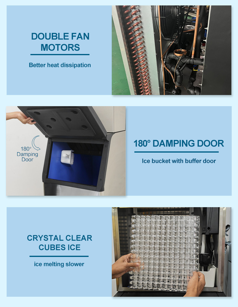 300kg Automatic Ice Machine Stainless Steel 150kg Automatic Sphere Ice Maker