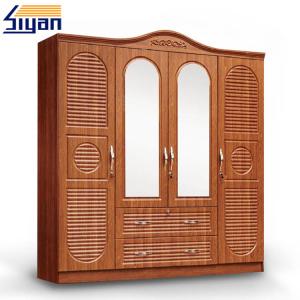 China Indoor Custom Made Louvered Closet Doors , Shutter Wardrobe Doors 4 Drawers Front wholesale