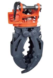 China Volvo EC120 EC140 JCB SUNWARD Excavator Grab Grapple Hydraulic Clamp 360° Rotating wholesale