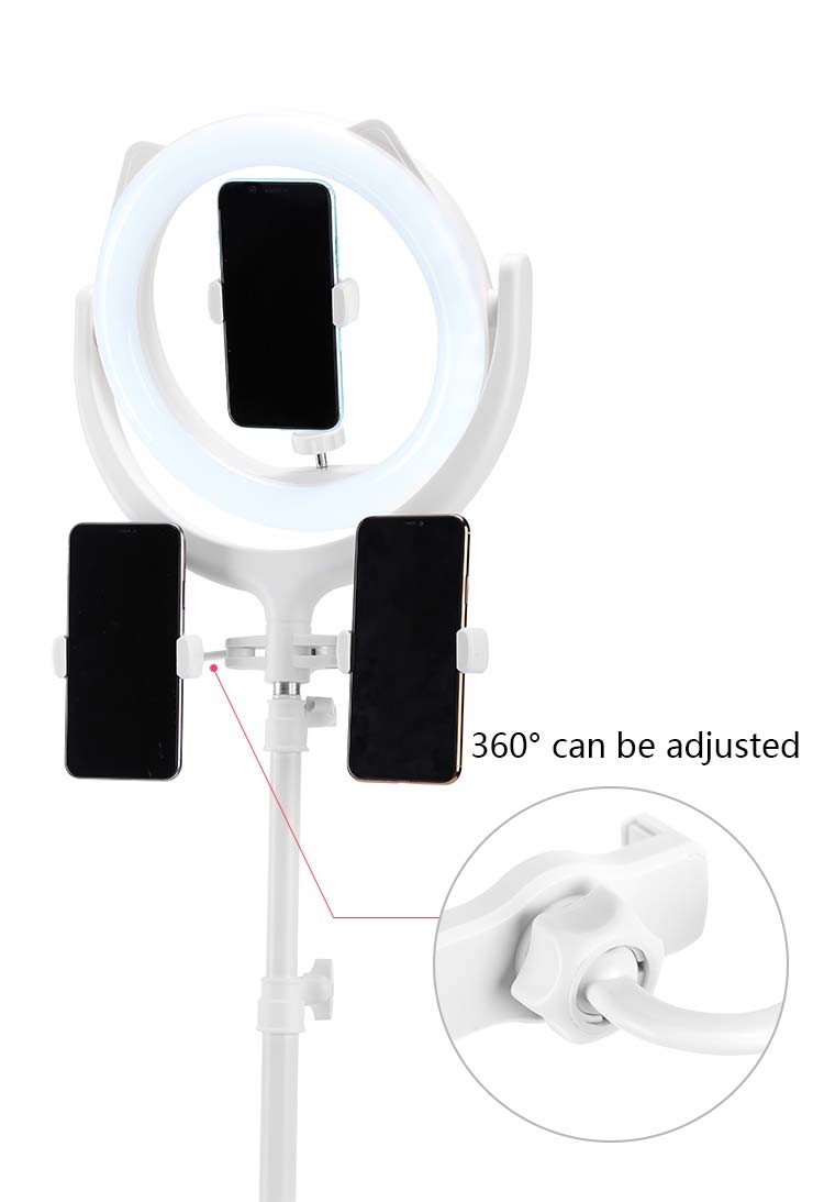 26CM Led Ring Light With Tripod Stand And Phone Holder