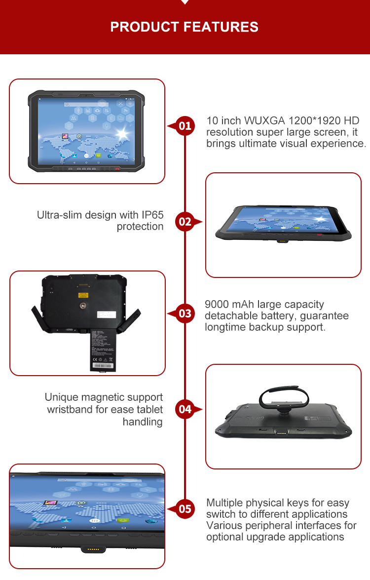 Barway 9000mAh Handheld Data Collection Devices 4G LTE Android Pda Scanner