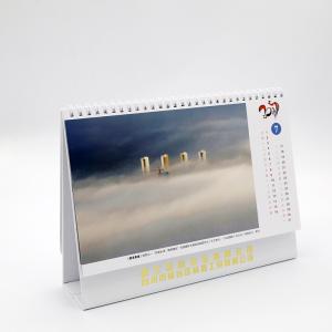 China 2019-2020 Desk Wall Calendar Beautiful Scenery Picture Design For Gift wholesale