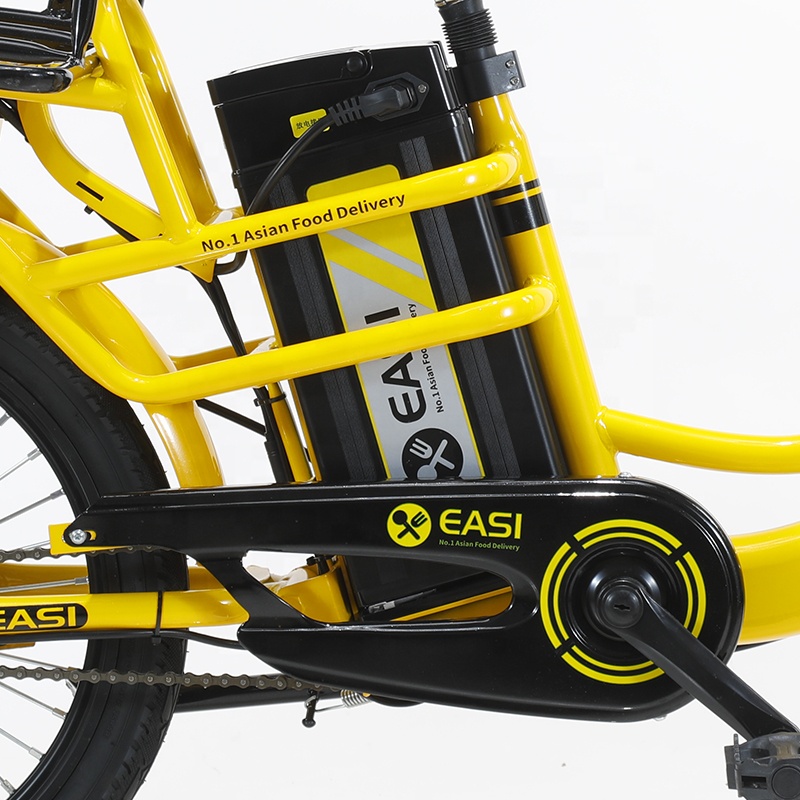 Takeout E Bike High Capacity 400W 20Ah Electric Bicycle With Aluminum Pedal
