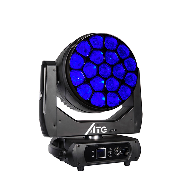 230W 7R Beam Moving Head Light Wash 19x15 RGBW Plastic Aluminum Alloy LED Light Source