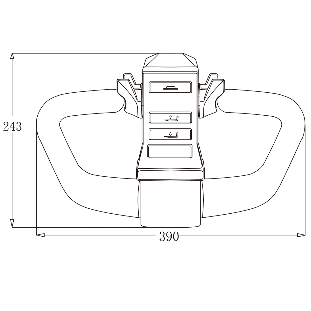 Stackers 12-48V ON Control Tiller Operating Handle