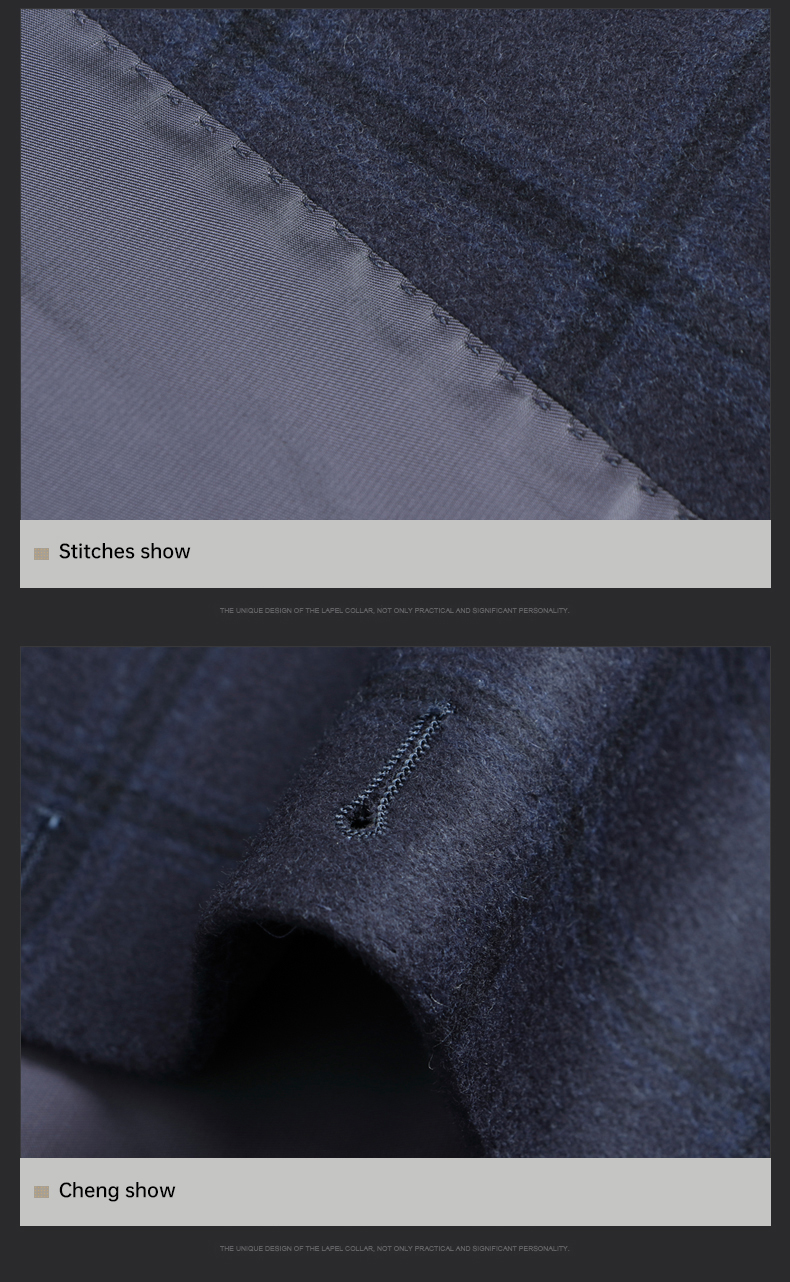 Men's Nonwoven Office Wear Customized Logo Slim Fit Black Wedding Suit Blazer Jacket