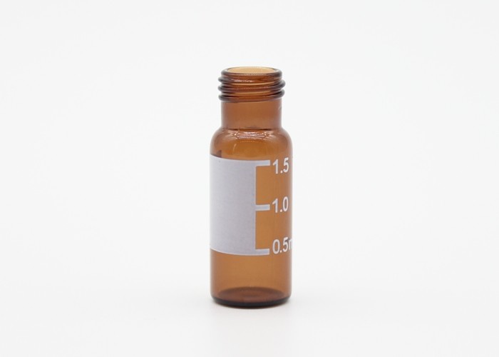 1.5ml Clear and Amber HPLC Screw Top Glass Vial With 9-425 Plastic Cap