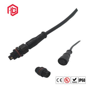 China Outdoor LED Lighting 9 Pin Metal Waterproof Cable Connector wholesale