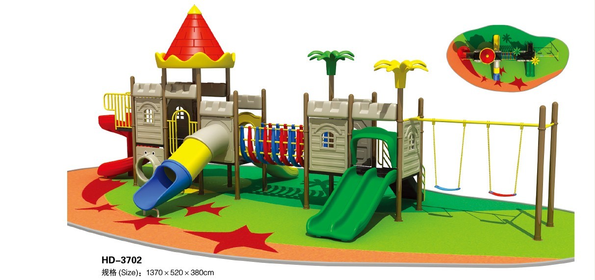 Real Estate Community Plastic Children Outdoor Playground Equipment Outdoor for Park