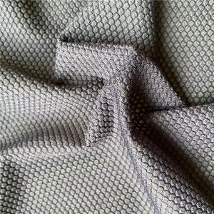 China 180GSM Athletic Wicking Black Jacquard Fabric 90% Nylon 10% Polyester 160cm 100D wholesale