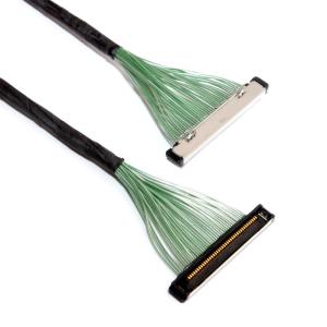 China I-Pex Universal Lvds Cable Assembly 20380-R50t-06 0.4 Mm 50pin wholesale