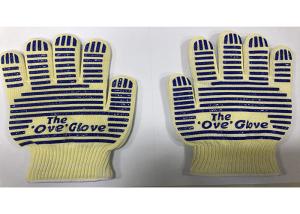 China Kelvar Fiber Coating Heat Resistant BBQ Gloves Polyester Inner Materials wholesale